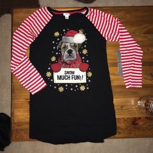‼️Holiday Dog Pajama Sleep Shirt. Size Small F21